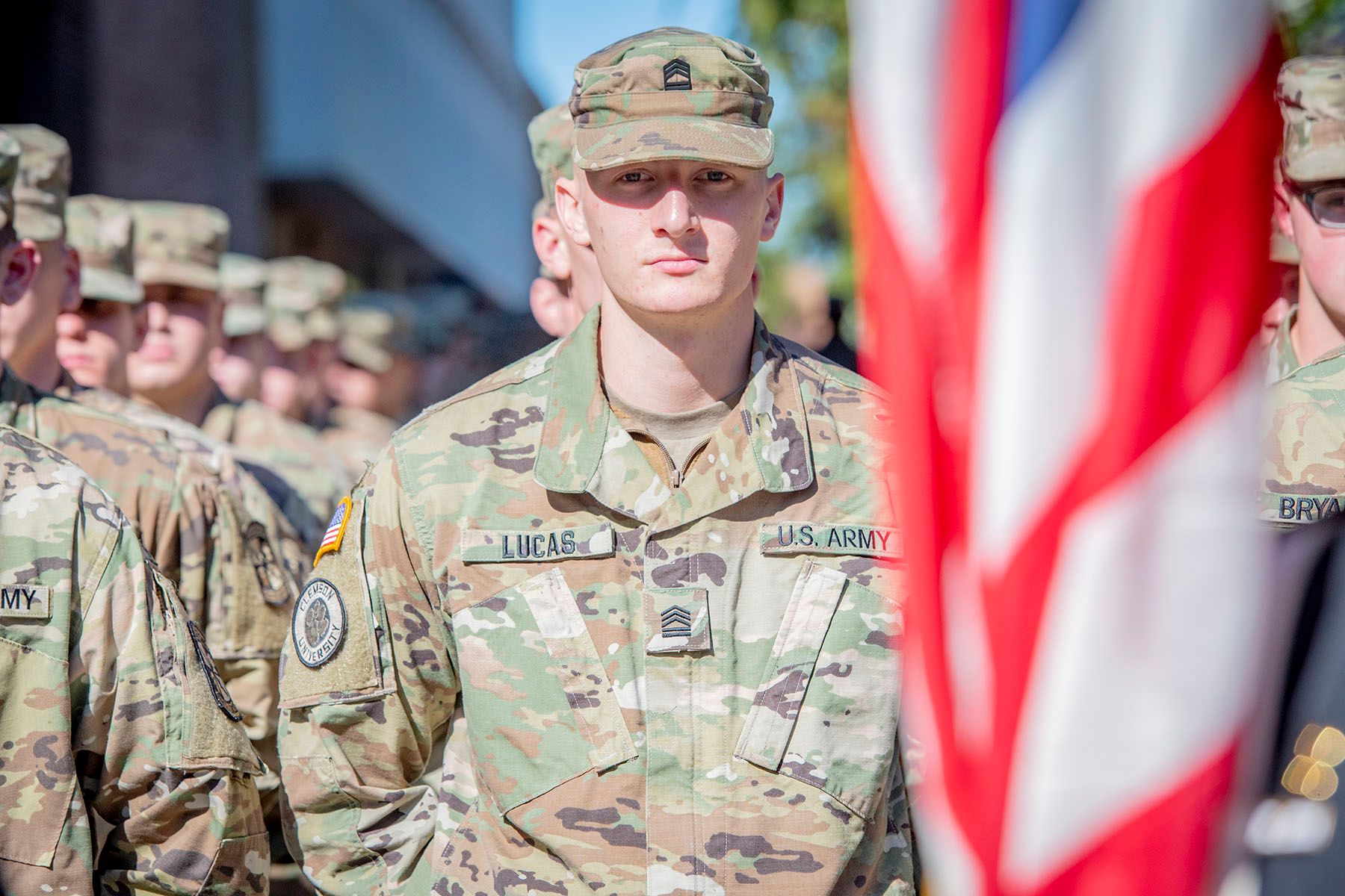 Joining the Army ROTC cadet Clemson recruit