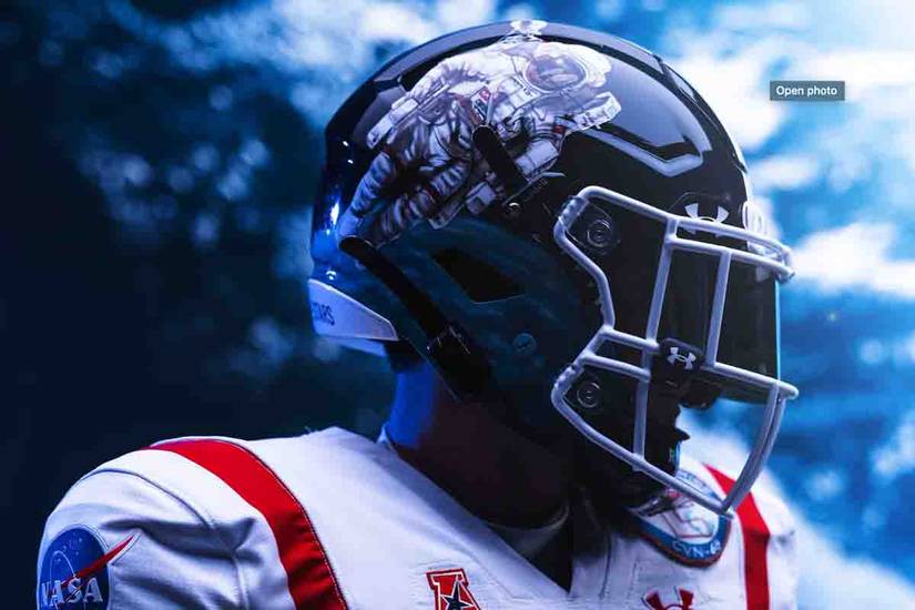 2022 navy football helmets Navy Athletics Released Its NASA-Themed Uniform for the 2022 Army-Navy Game