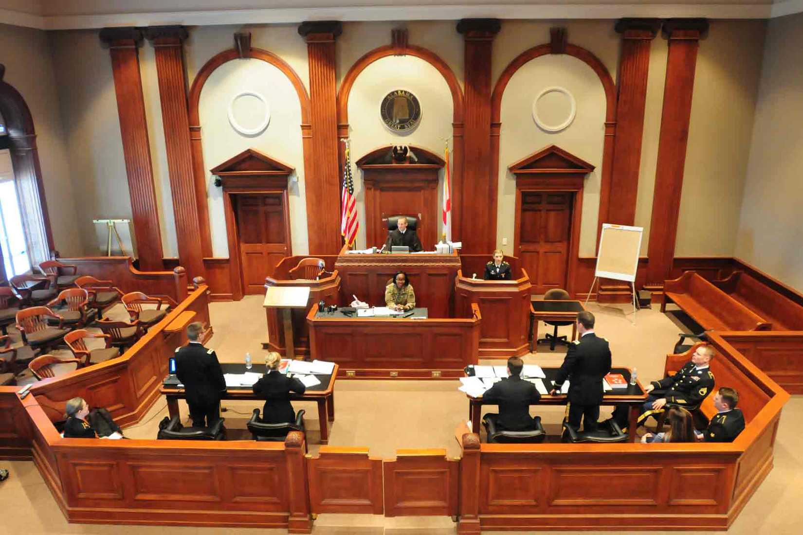 JAG mock court martial.