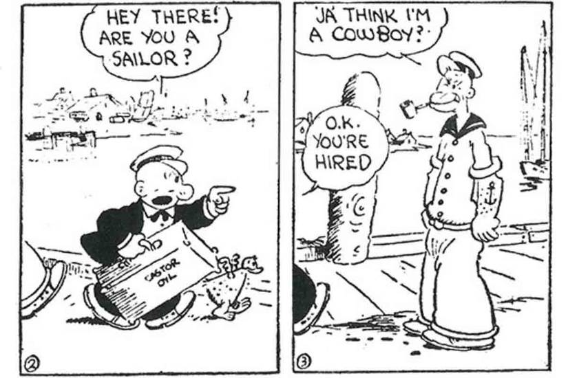 The Real 'Popeye the Sailor' Was Actually a Hard-Drinking Bar Brawler ...