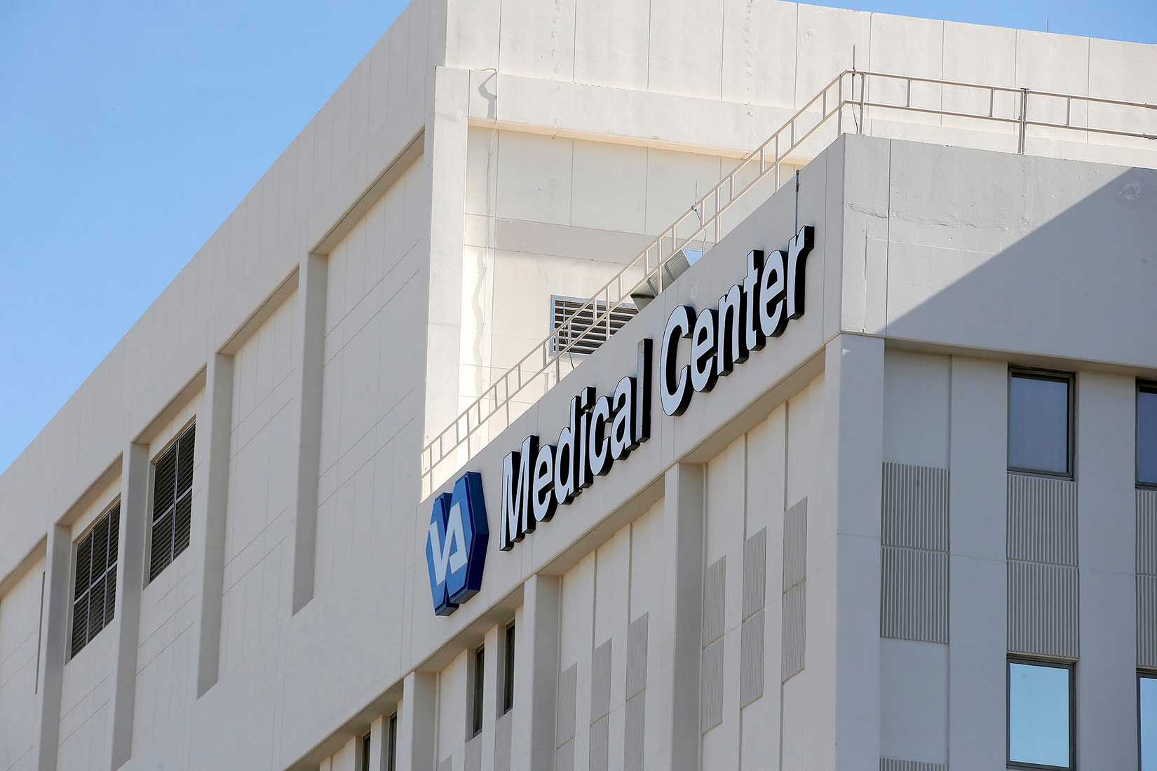 This April 28, 2014, file photo shows the Phoenix VA Health Care Center. 