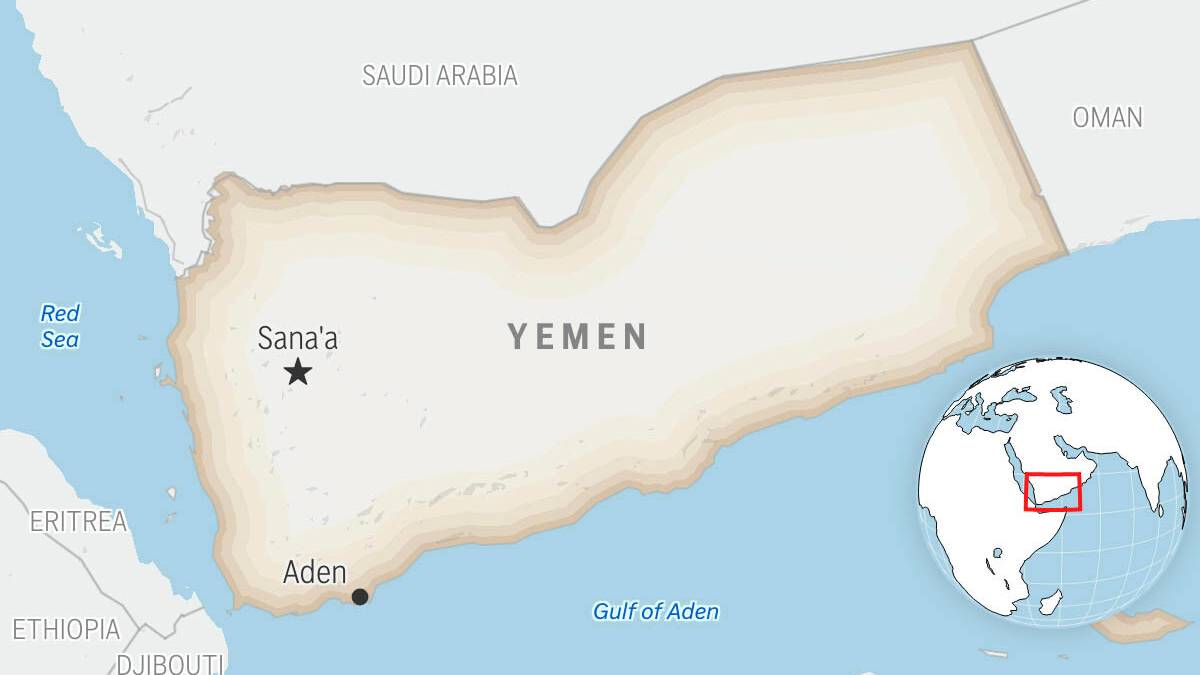 Map With Red Thread Suspected Attack by Yemen's Houthi Rebels Targets Ship in Red Sea After ...