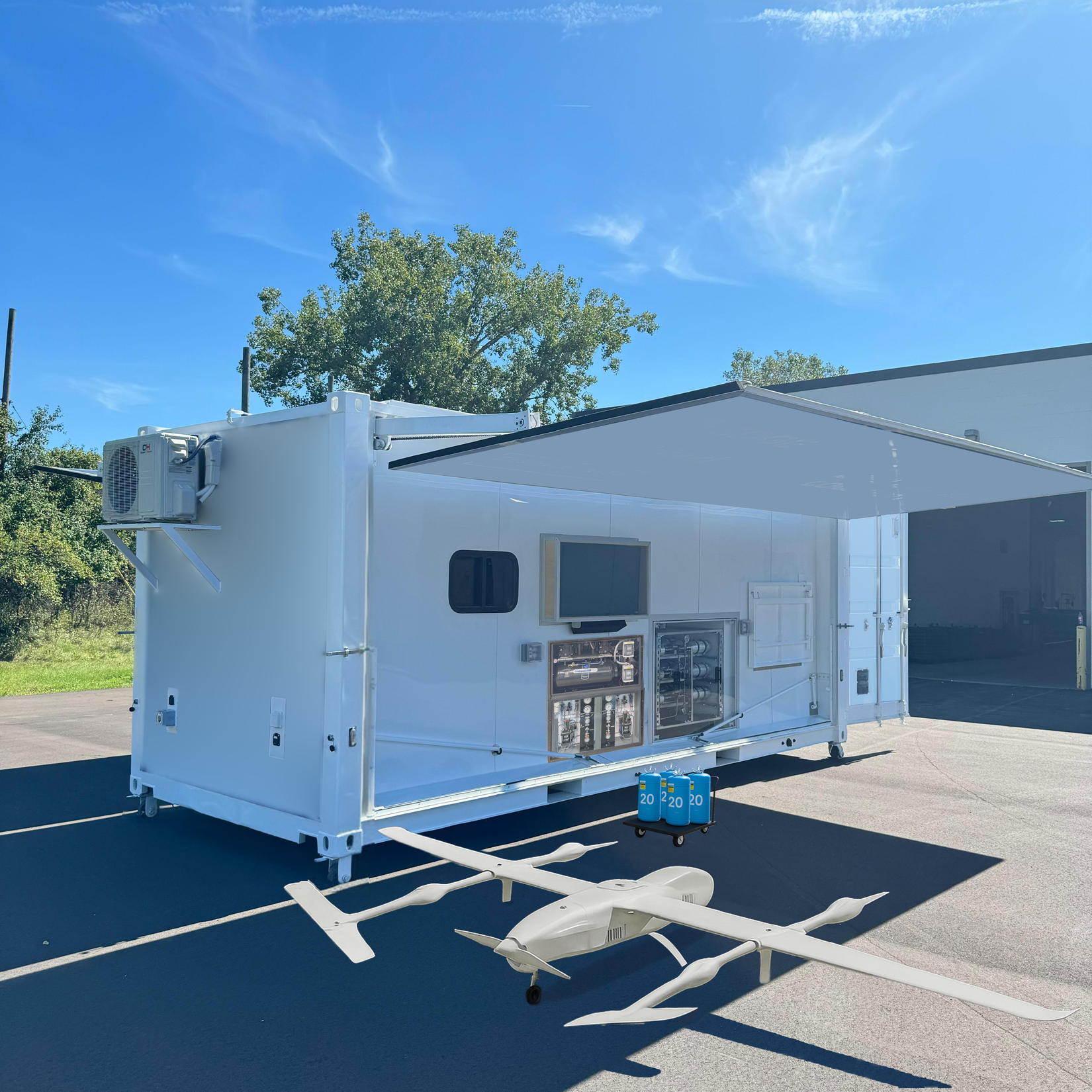 A Solar-Powered Hydrogen Station Could Let Military Drones Fly for ...
