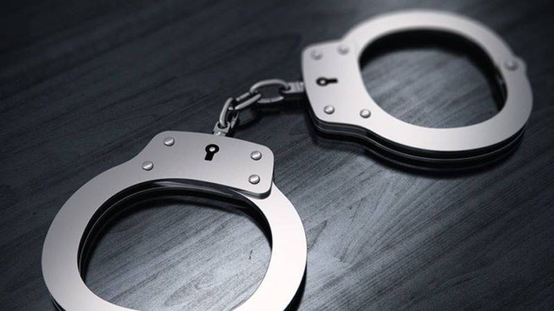 handcuffs stock image