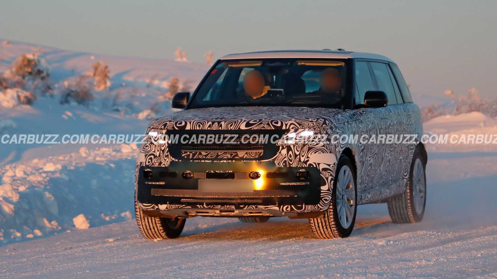 Refreshed Land Rover Range Rover Prototype Spied Hiding An Updated Face