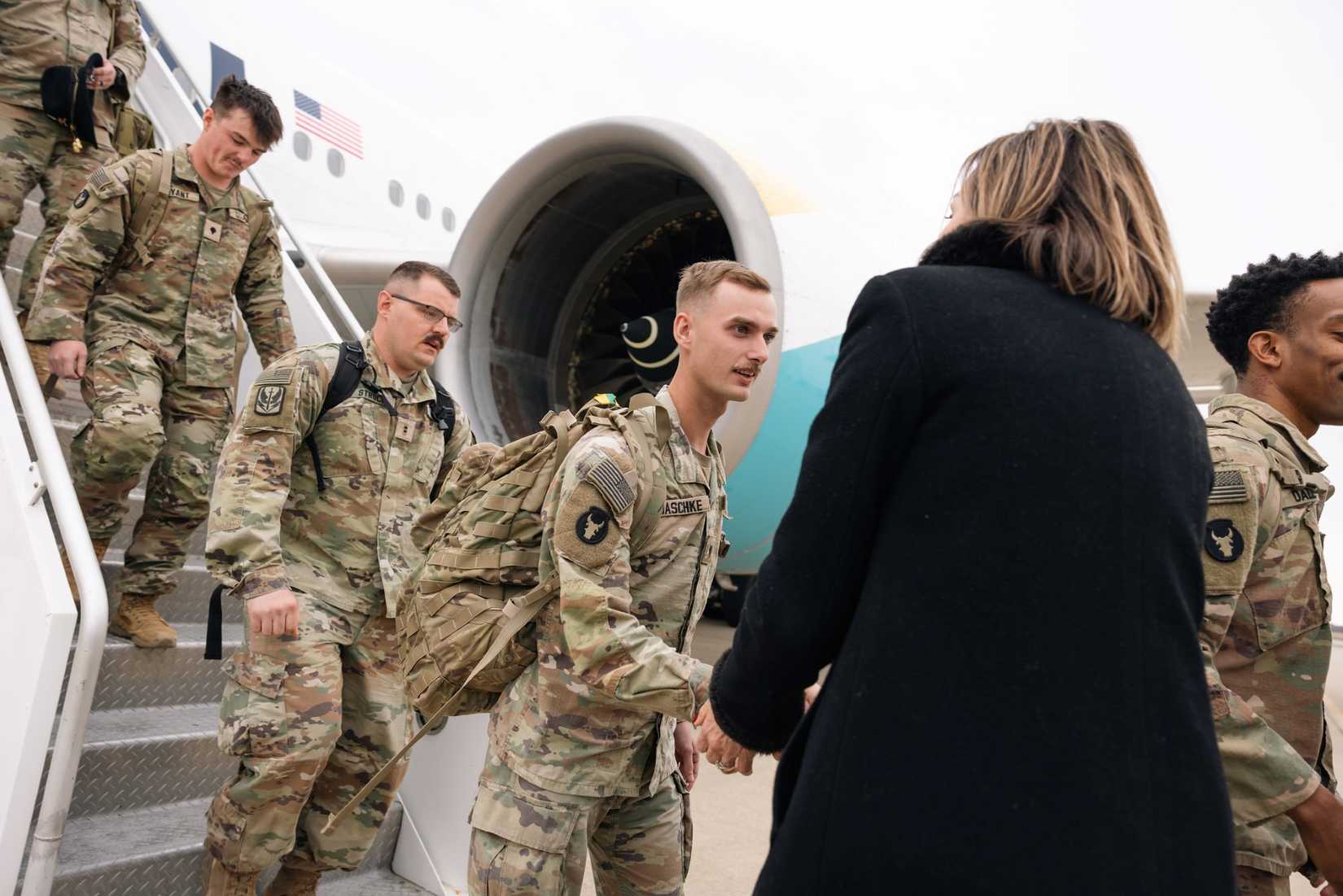 Iowa National Guard Troops Return From Historic Deployment in the ...