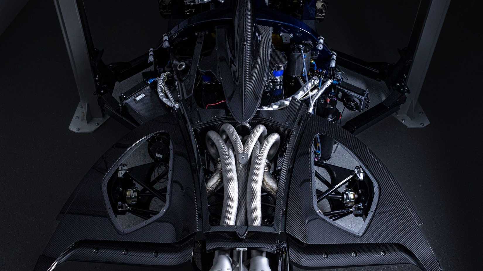 This Supercar's Exotic V12 Engine Has Snakes For Exhaust