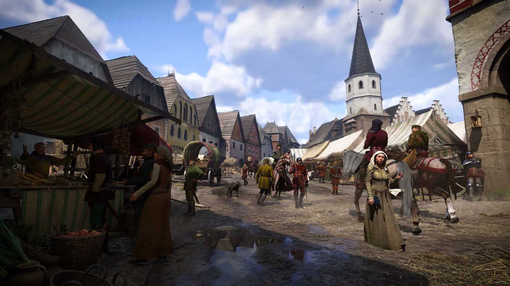 Exploring the city in Kingdom Come Deliverance 2