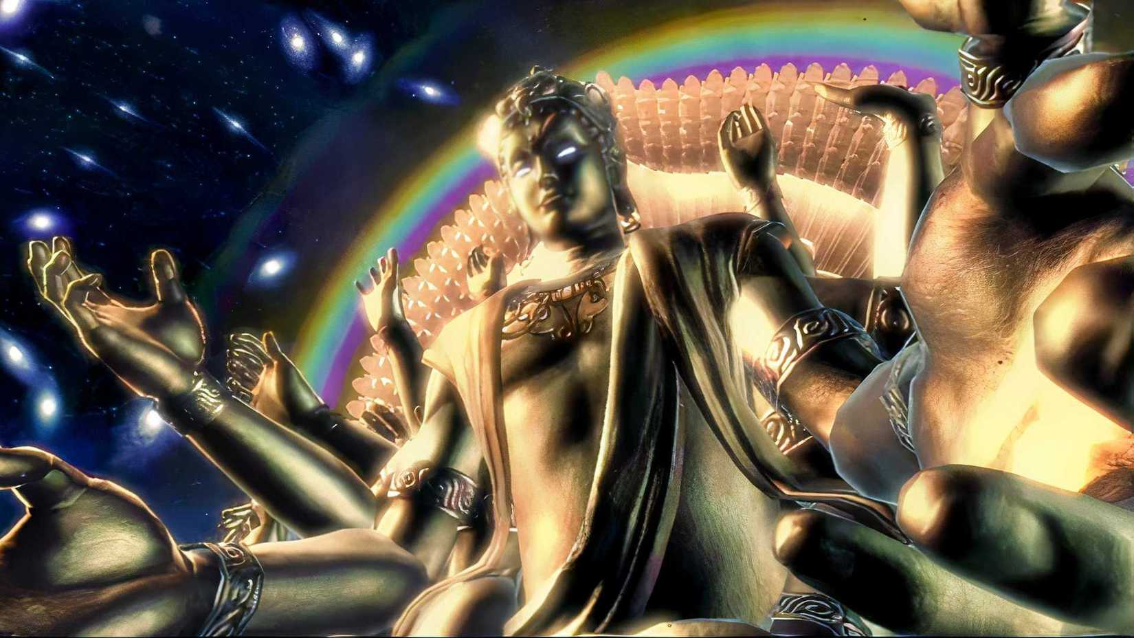 Chakravartin’s golden state in Asura’s Wrath