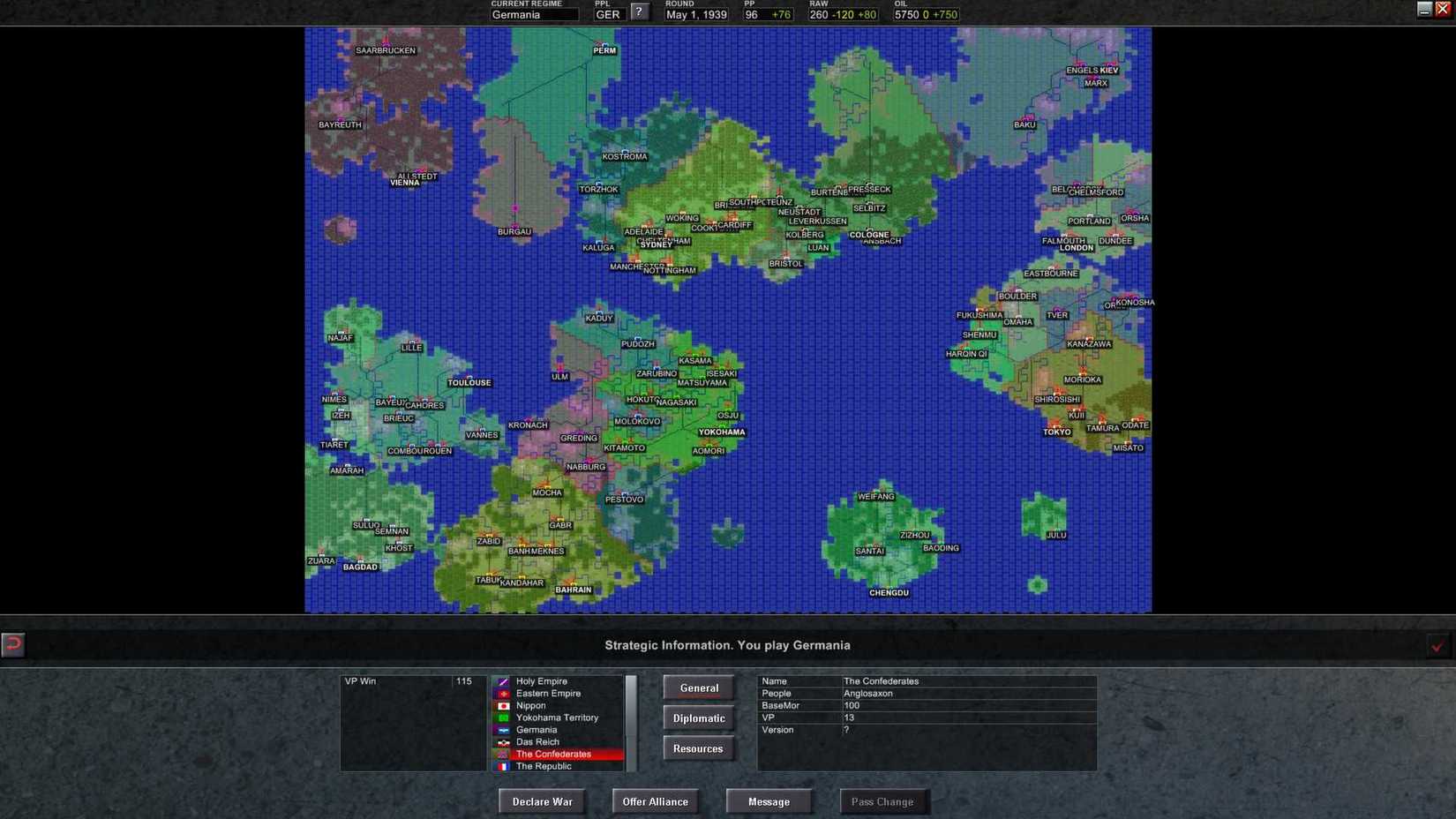 Advanced Tactics Gold Strategic Information Map