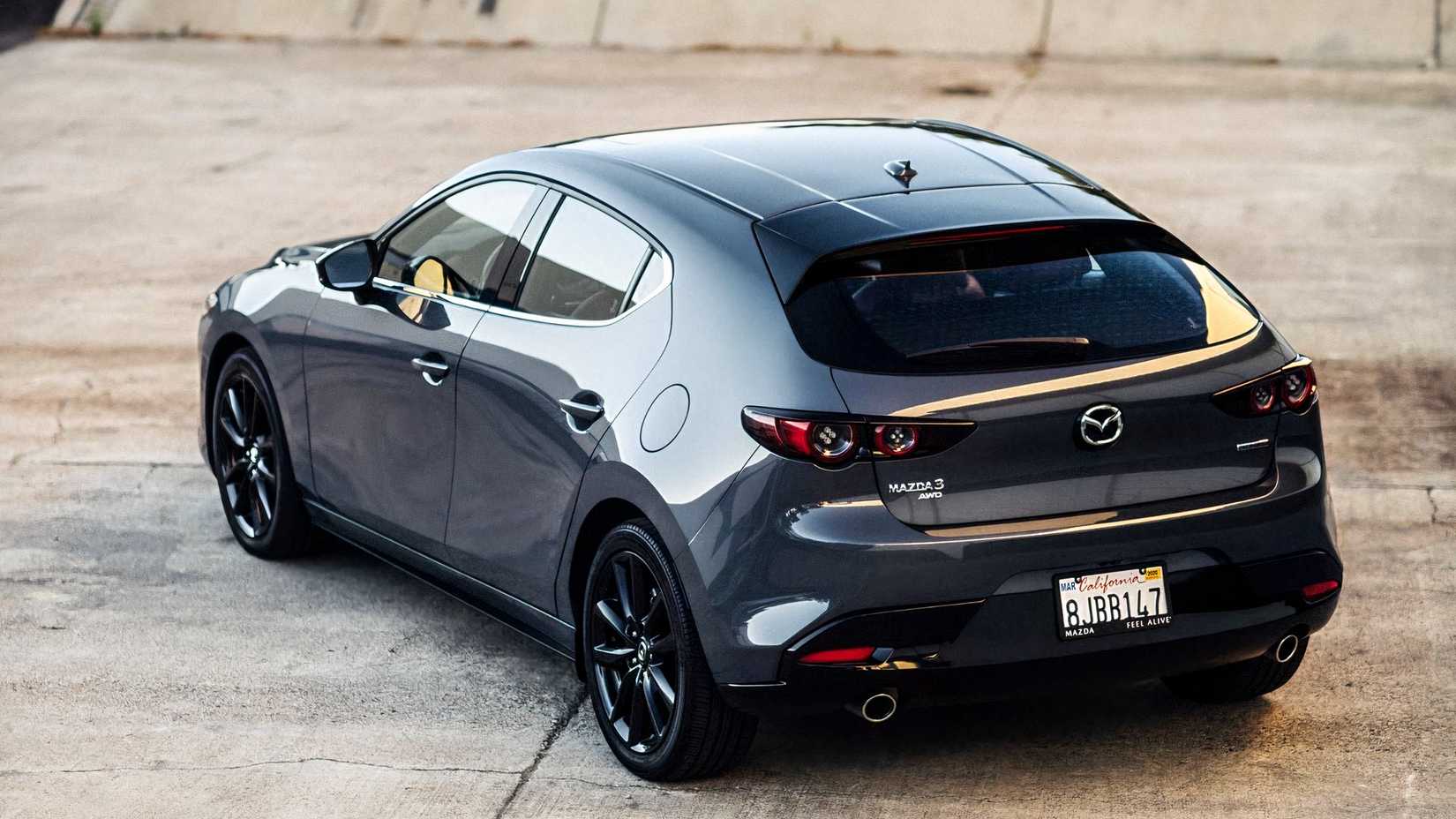 2026 Mazda 3 rear 3/4