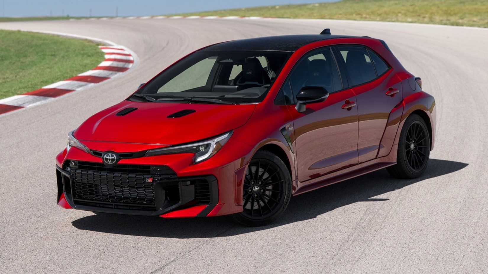 2026 Toyota GR Corolla front three-quarter