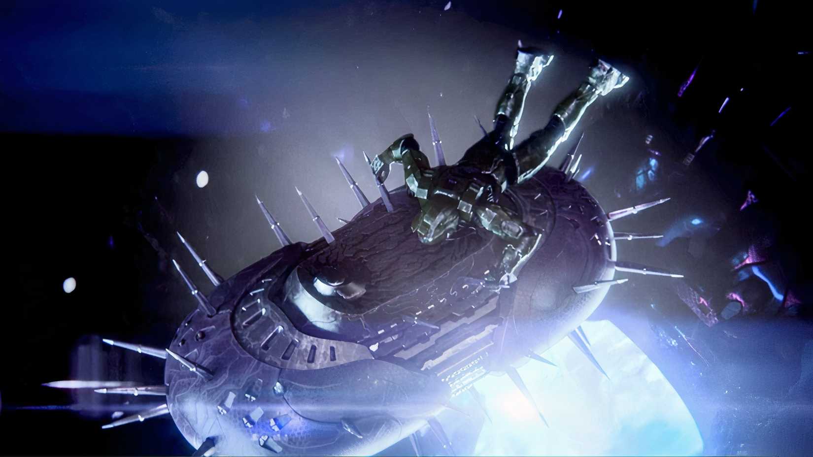 Master Chief riding a bomb in Halo 2 (HD)