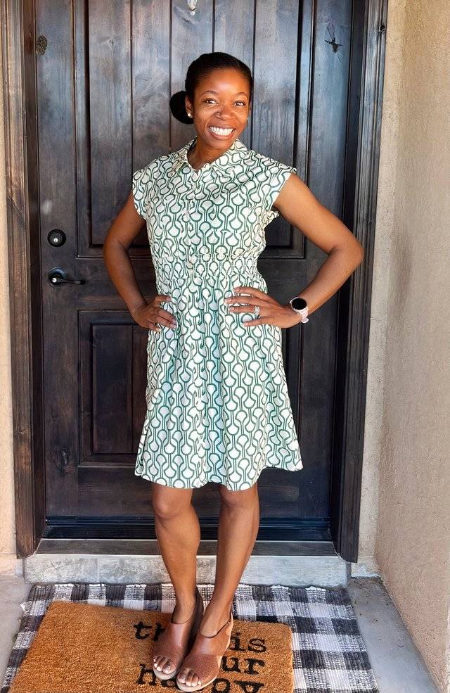James D. Price Elementary School Principal Alexandria Johnson (U.S. Army).
