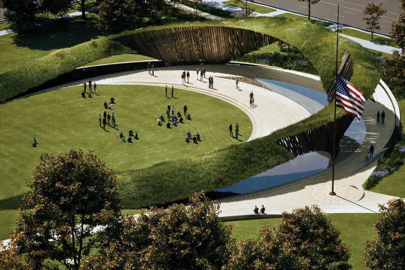 Aerial View of GWOT Memorial Aerial View of GWOT Memorial