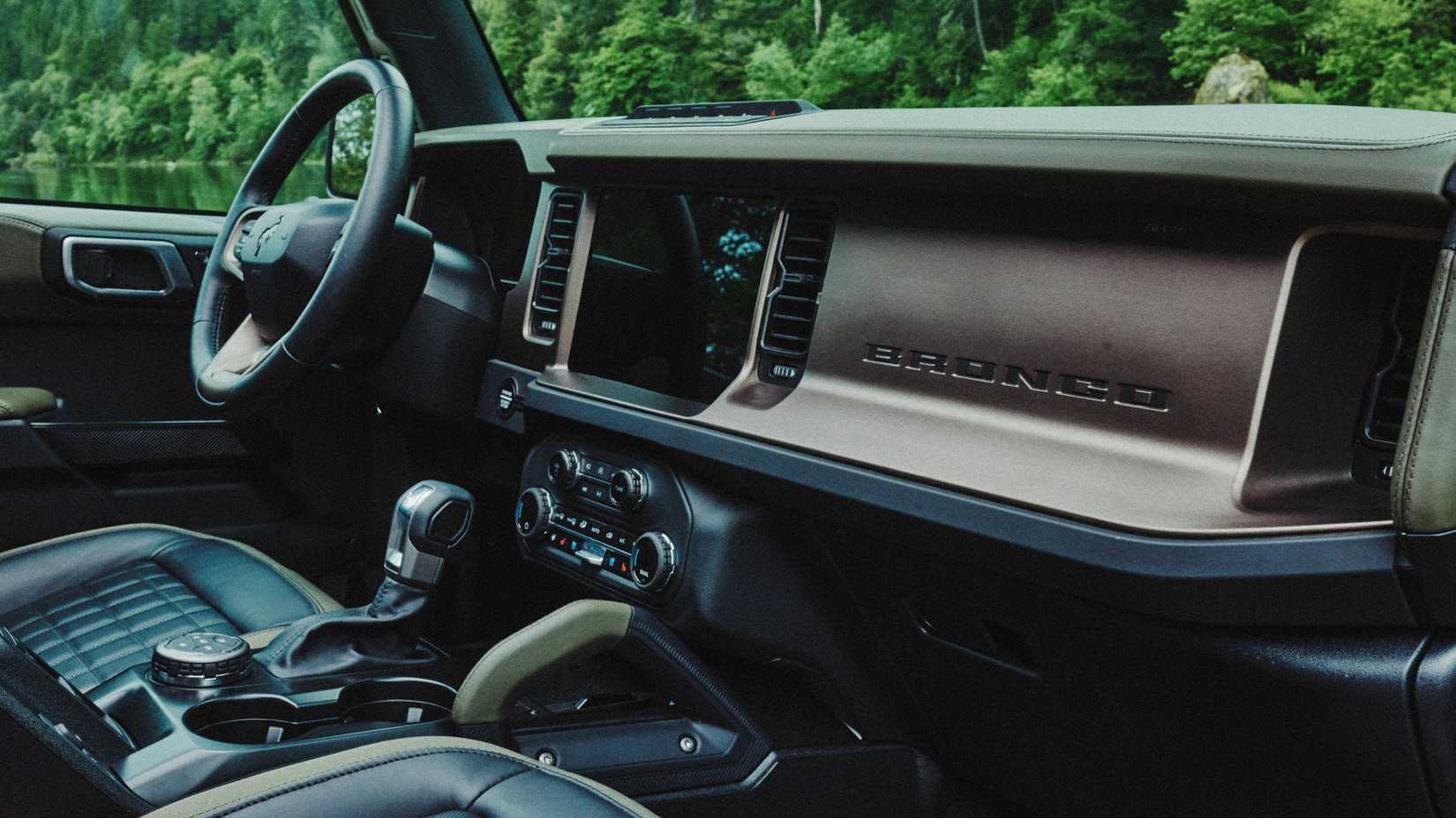 2027 Ford Bronco Filson dashboard