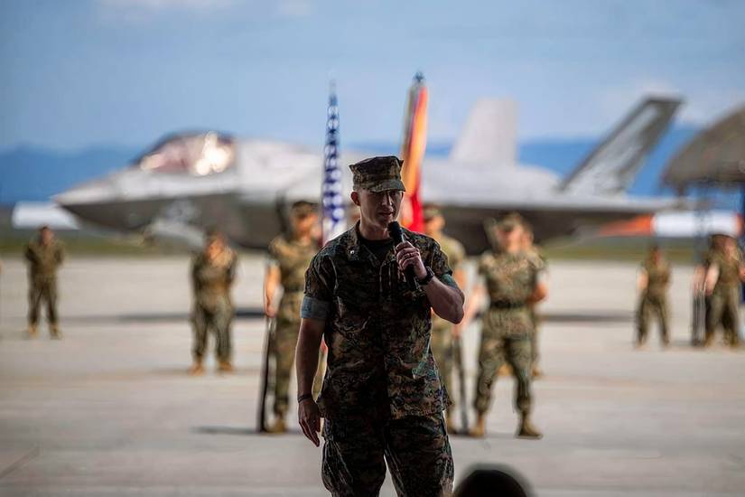 Lt. Col. Mike Rountree, a retired marine corps pilot and Harrier jet expert (U.S. Marine Corps).