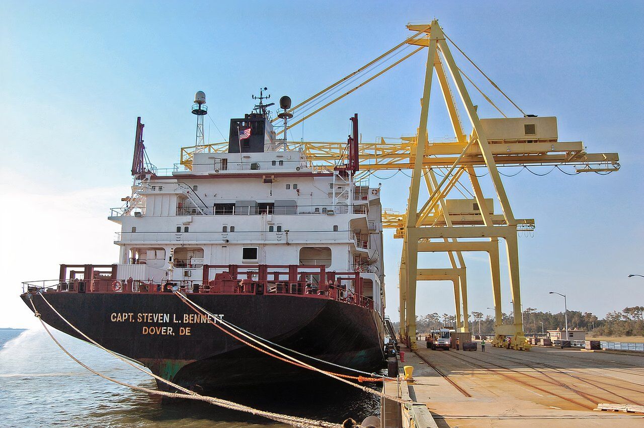 Annual dredging work complete at North Carolina's Military Ocean Terminal Sunny Point (USACE).