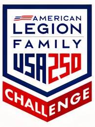 Logo for American Legion Family USA 250 Challenge (American Legion).
