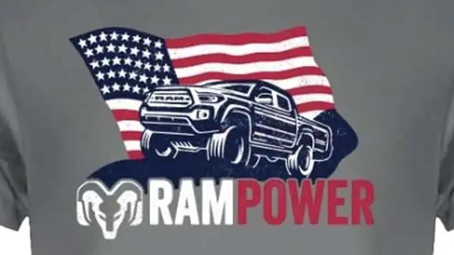 Ram Power T-Shirt Close