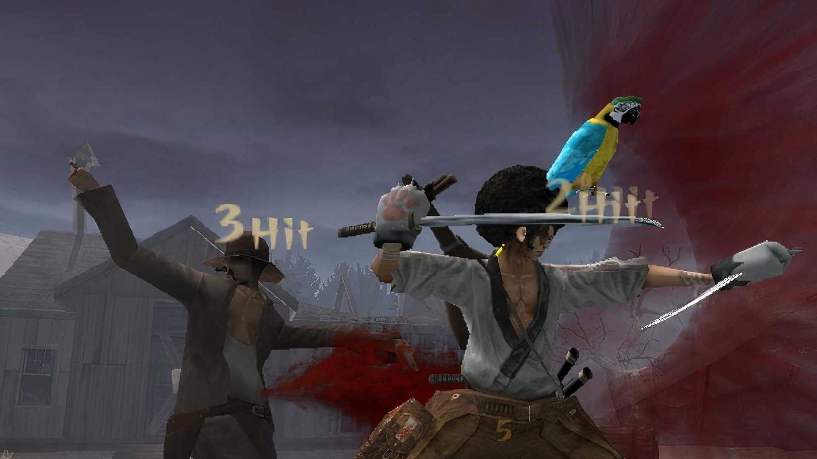 Attacking enemies in Samurai Western