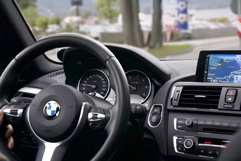 BMW steering wheel
