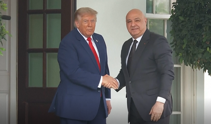 Lebanon's President Visits Trump at the White House