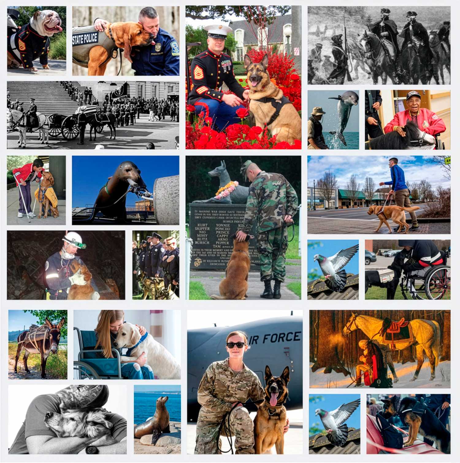 Service Animals Collage (2)