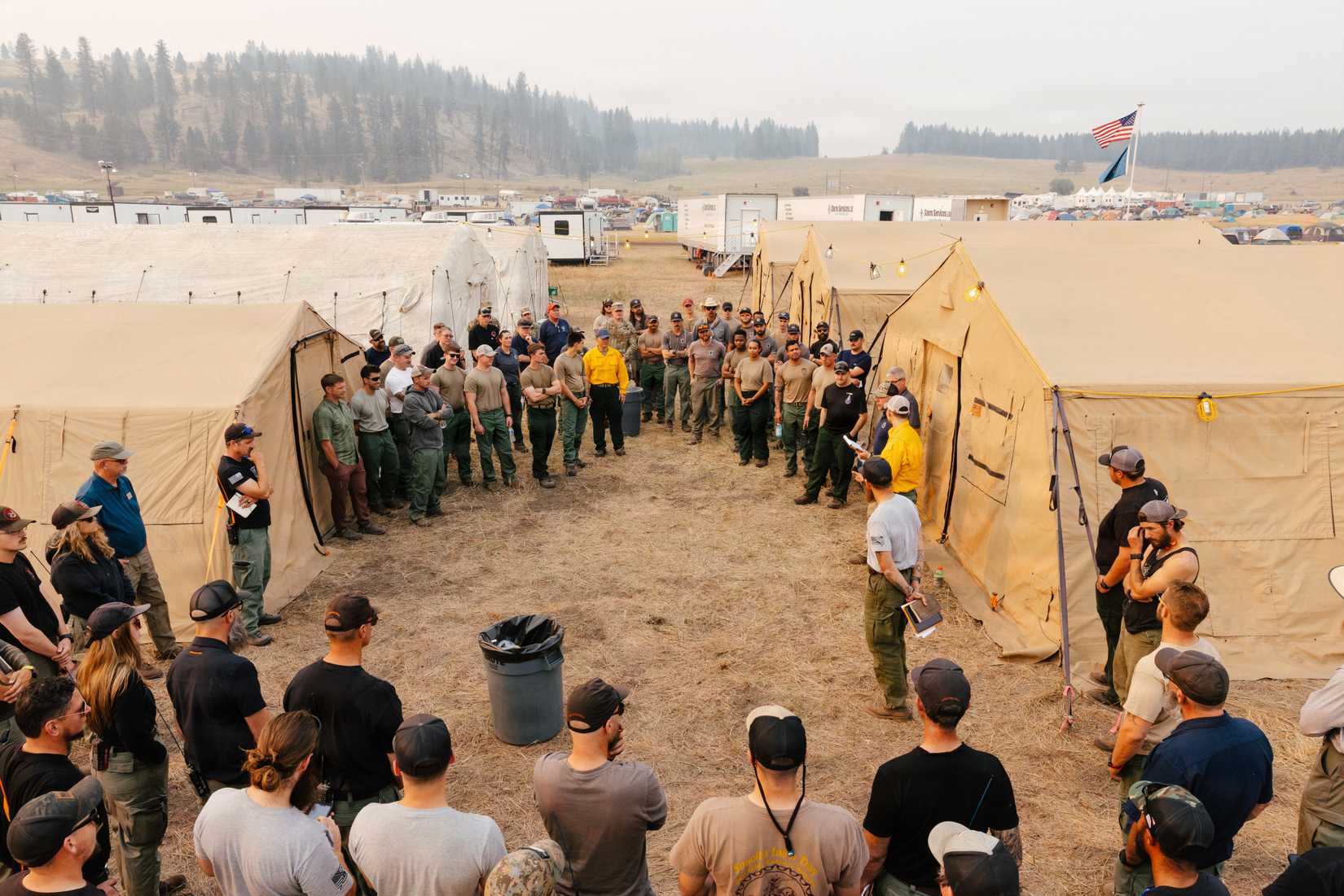 JBLM Soldiers support wildland fire suppression in Inchelium, WA
