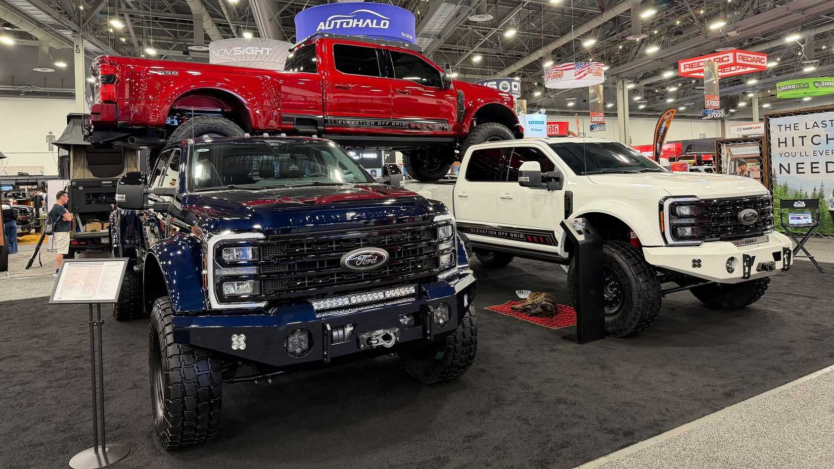 Lifted Ford F-Series Super Duty Trucks at SEMA 2025