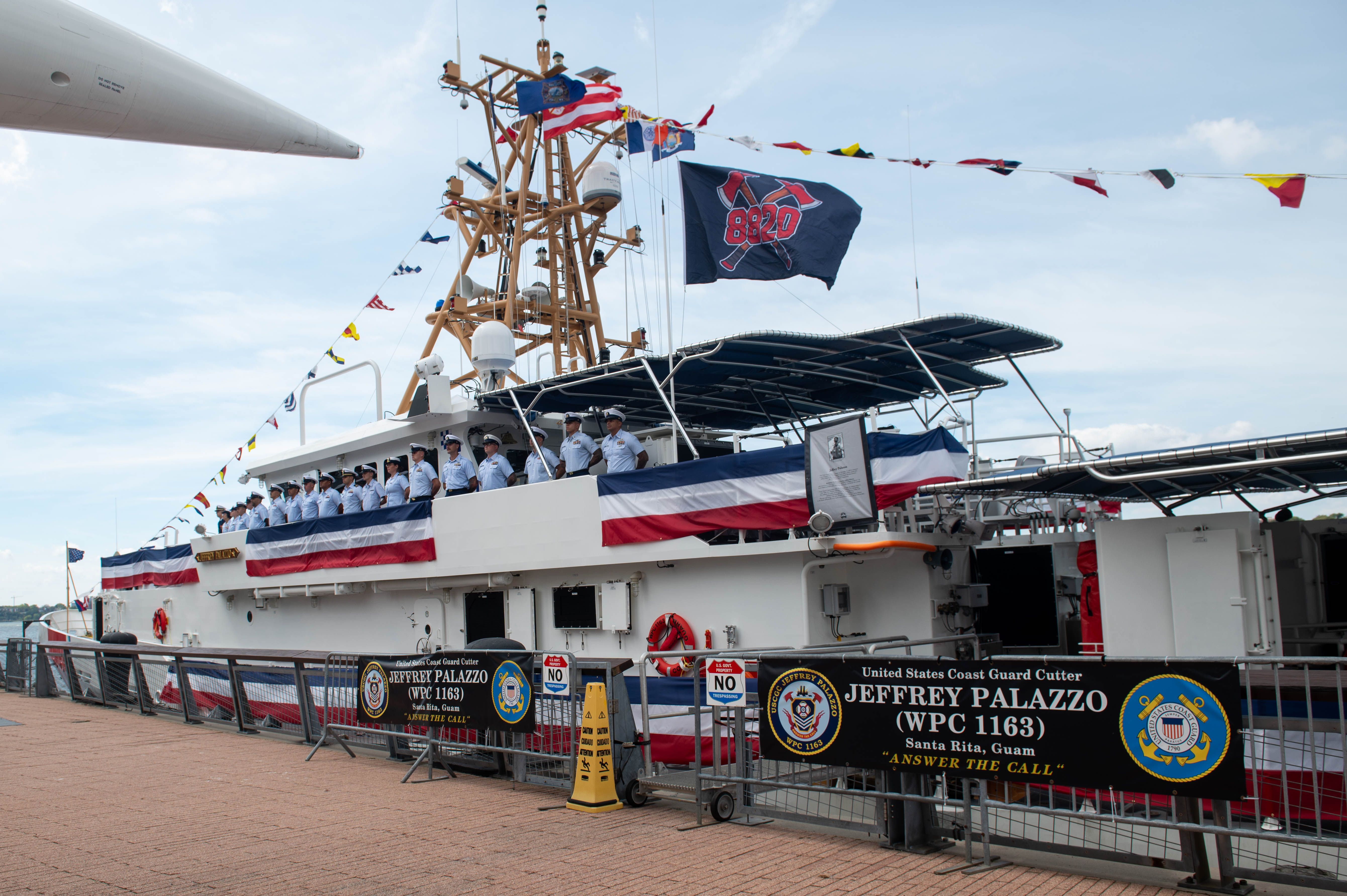 Newly Commissioned Coast Guard Cutter Named After 9/11 First Responder
