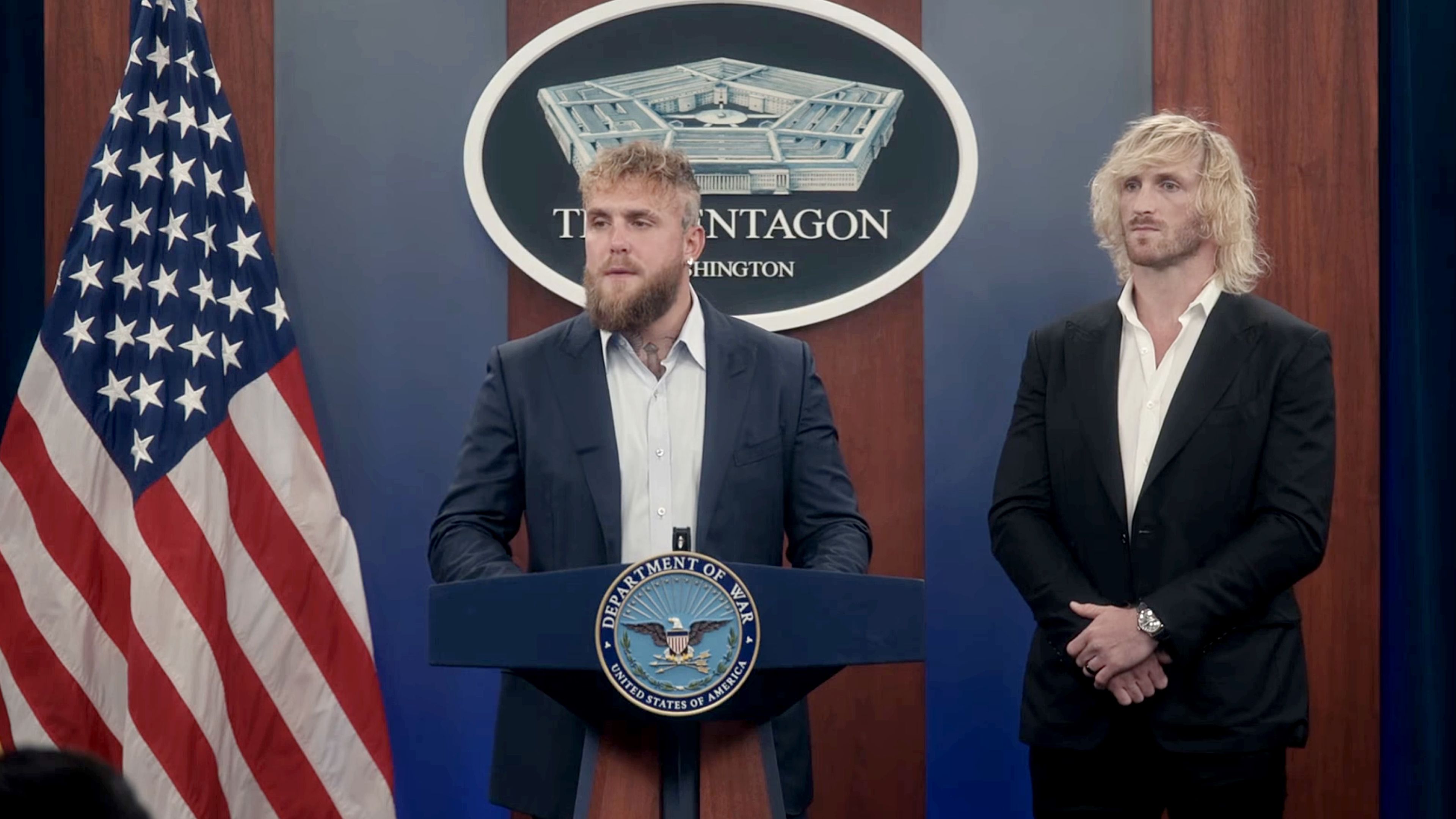 Influencer Brothers Jake and Logan Paul Paid a Visit to the Pentagon. People Have Questions