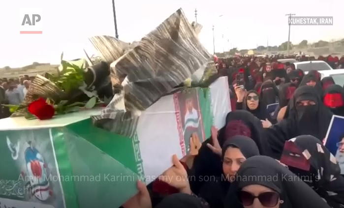 Iran Holds Funeral for Victims of Strike on Wedding
