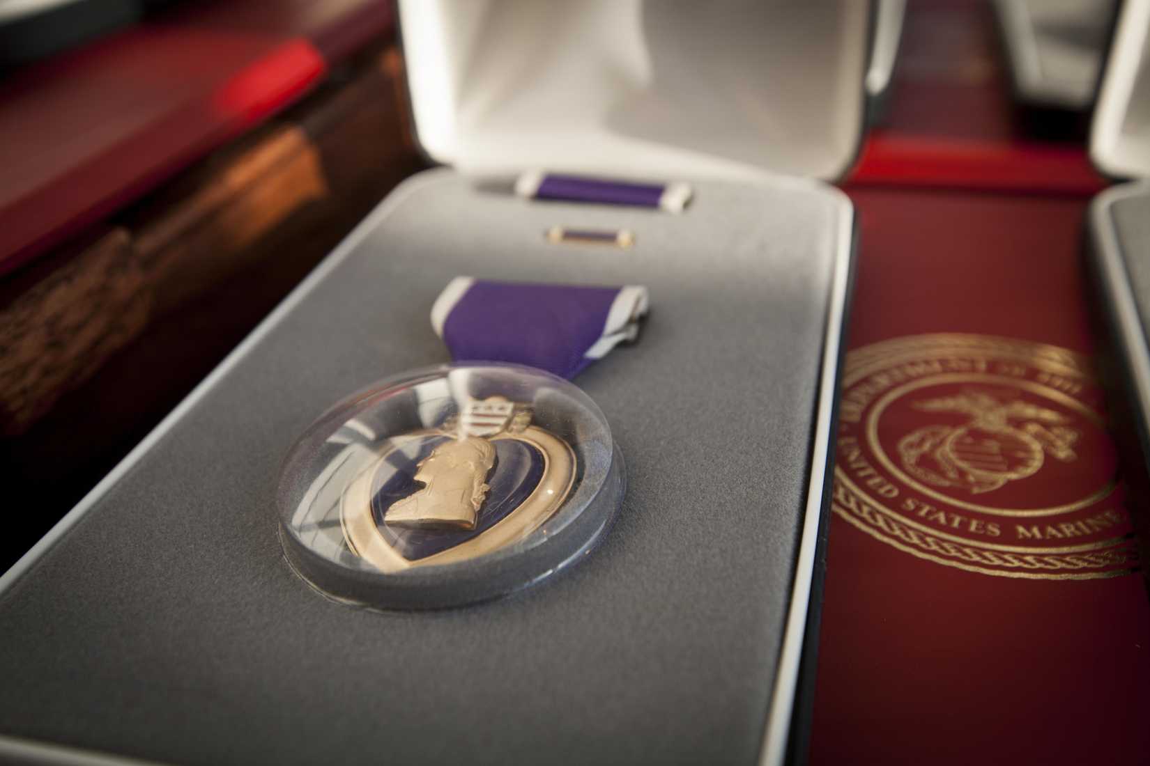 Purple Heart Awarded to 202 Troops During Iran War