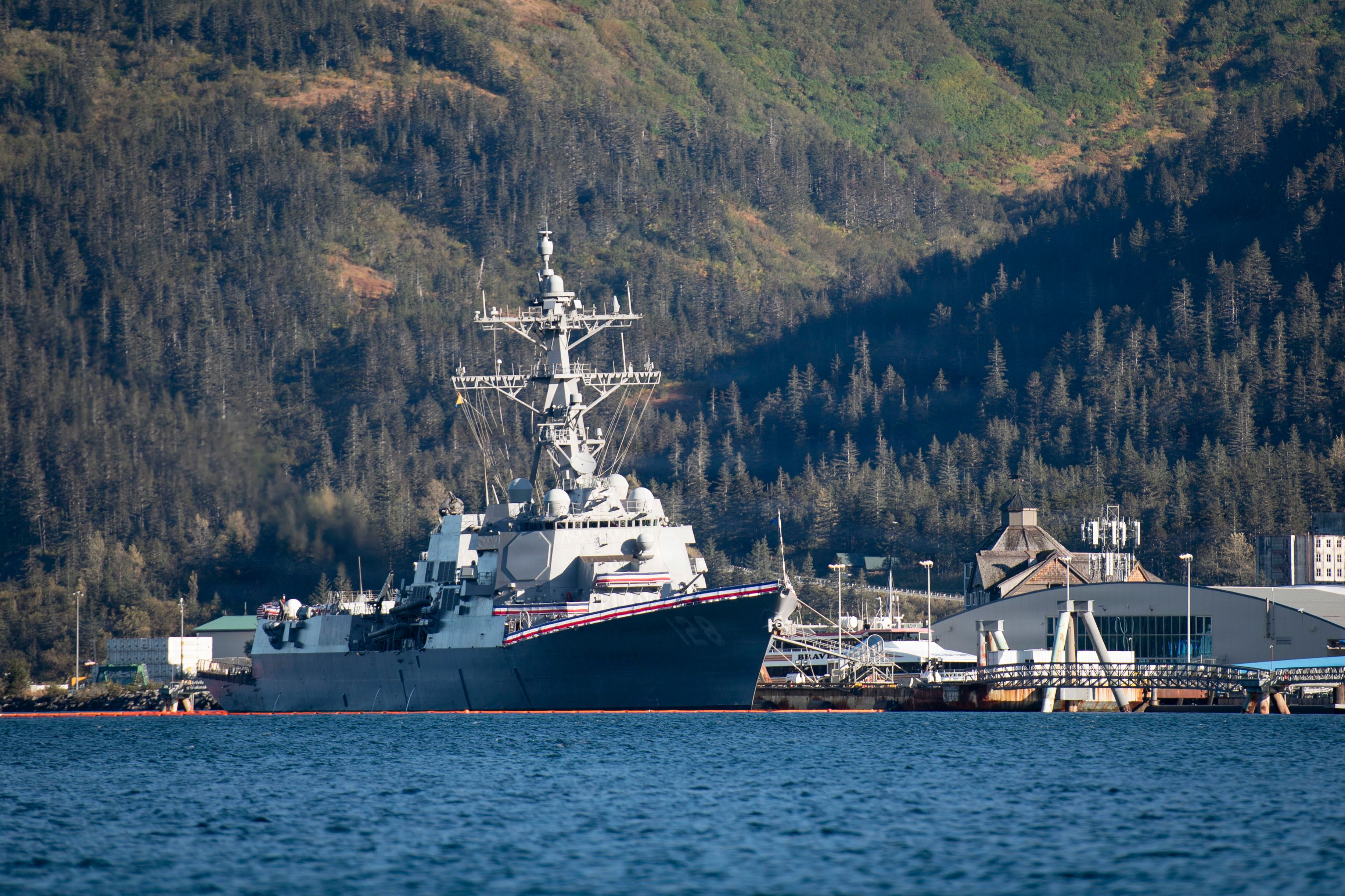 Navy's USS Ted Stevens Arrives in Alaska City for First Time in 80 Years