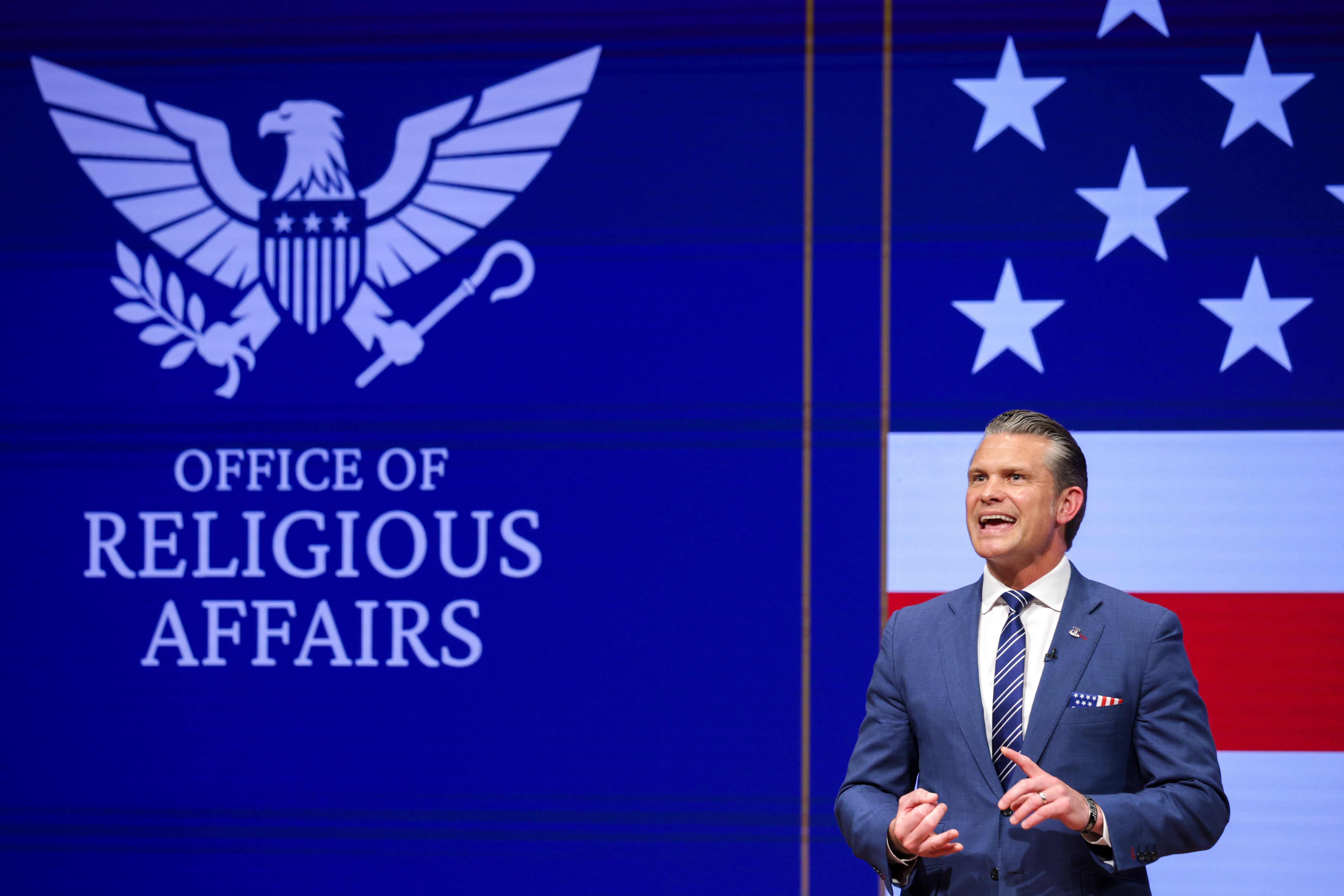 Pete Hegseth's New Religious Affairs Office Sparks a Legal Church-State Fight