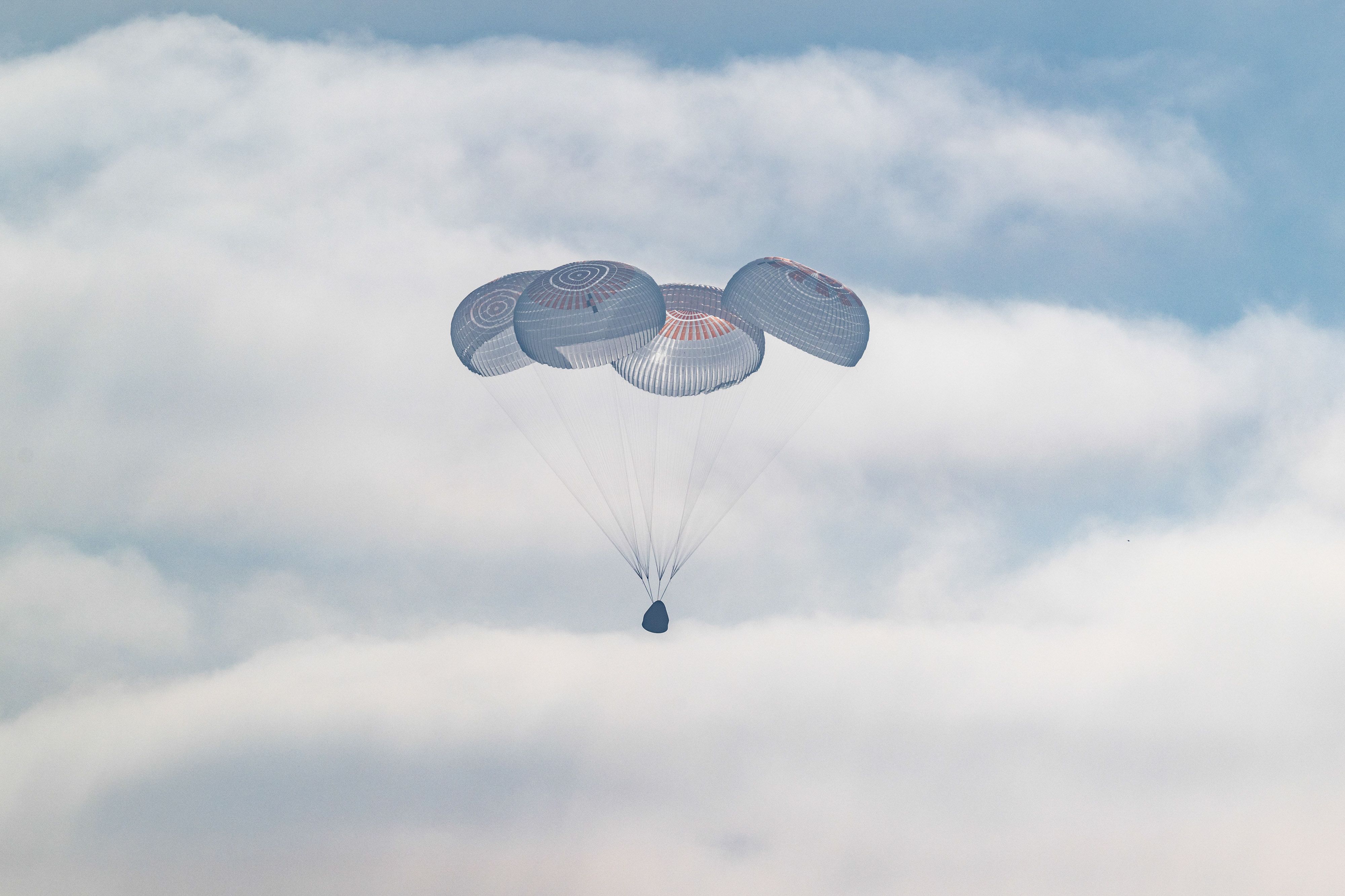 Four Astronauts Return to Earth After Eight Months in Space