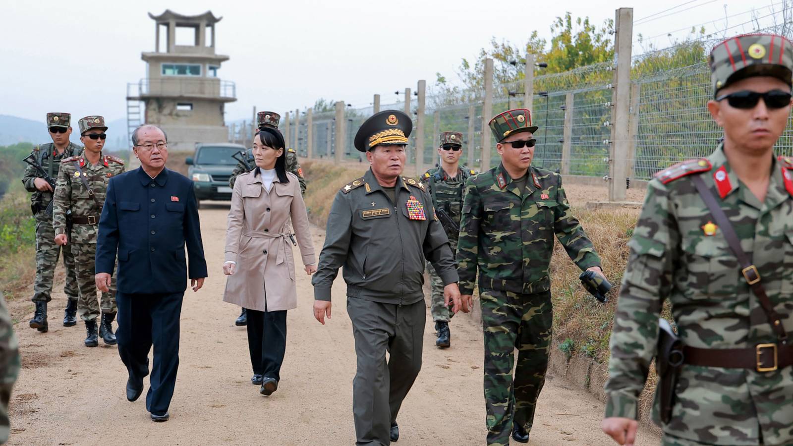 North Korean Leader's Sister Inspects Border Fortifications as Tensions ...