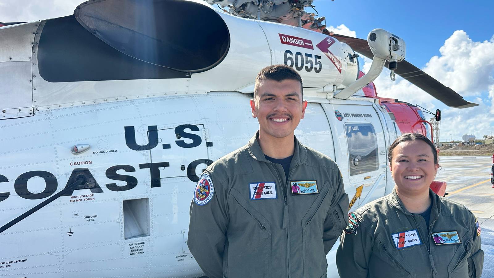24-Year-Old Coast Guard Swimmer Says He Fought Waves and Darkness to ...