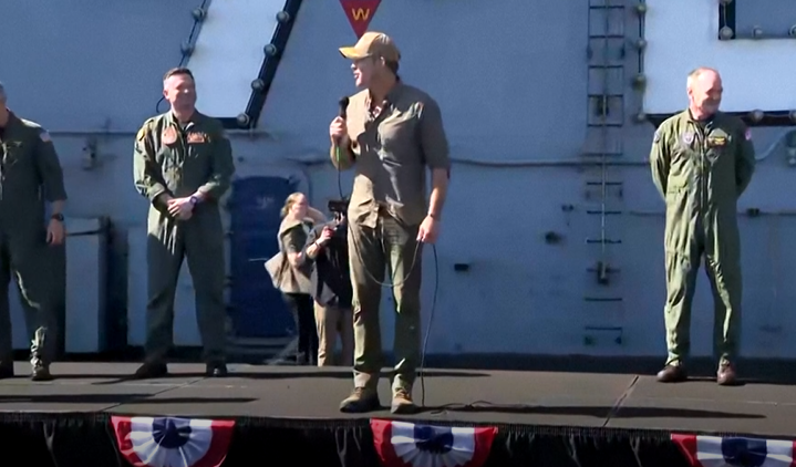 Hegseth Visits Long-Deployed USS Lincoln Before Ship Returns Home