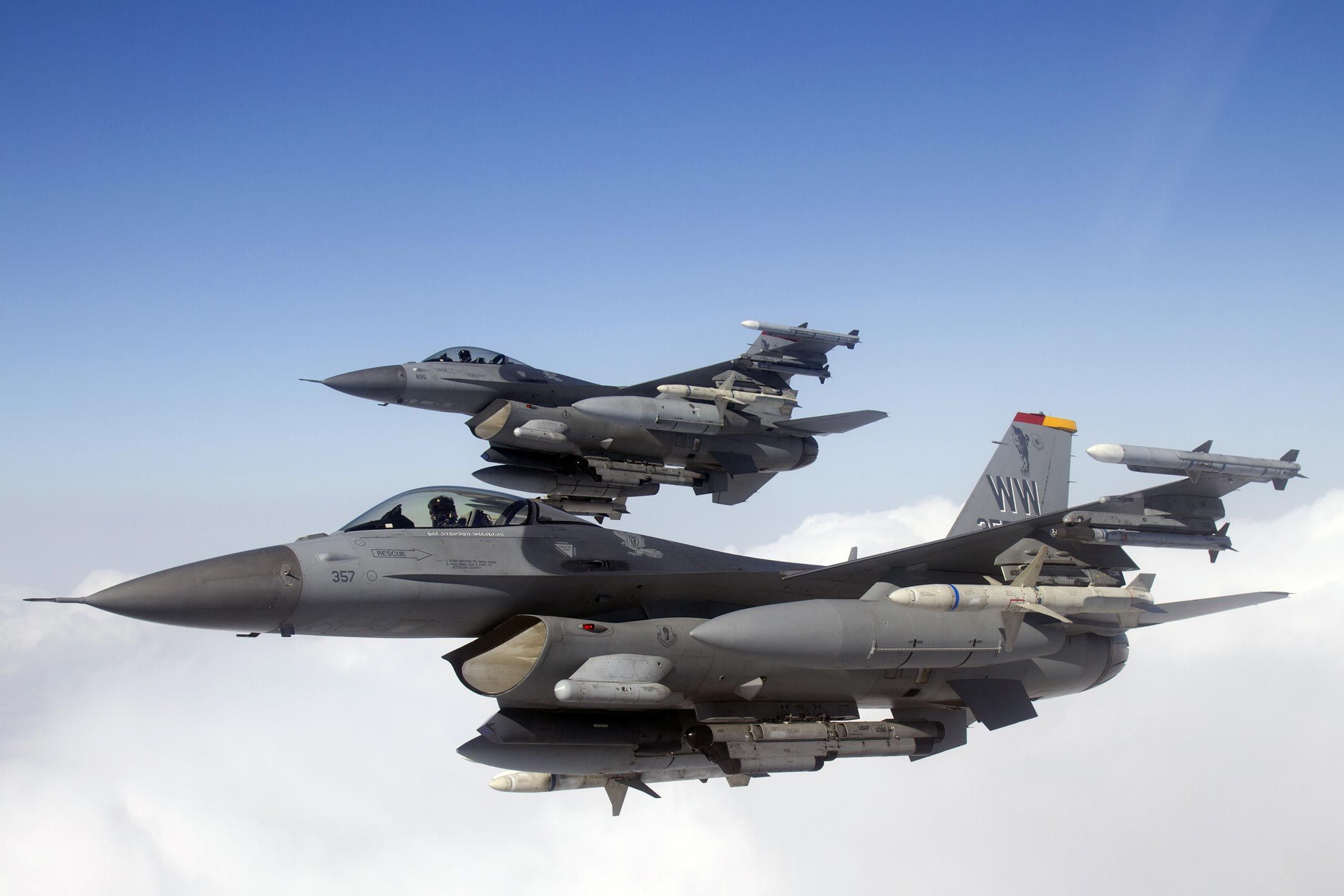 Air Force's F-16 'Wild Weasels' Hunt Missile Sites, Destroy Them