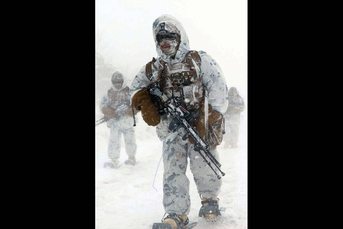Marine Snow Camouflage Uniform Marine Snow Camouflage Uniform