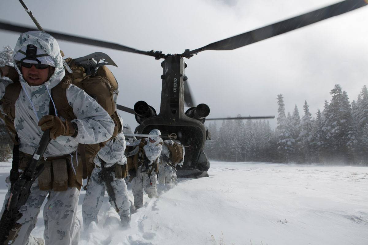 Marine Snow Camouflage Uniform