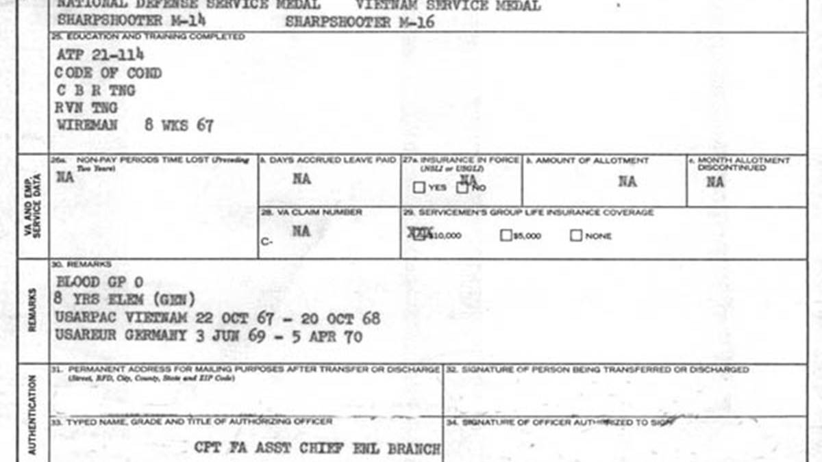 Rebuilding Service Records