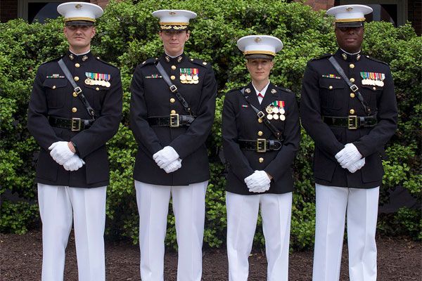 usmc dress blue officer Corps Expands Testing of Female Coat Long Black Leather Dress Monitor_publish:2026-01-15 06:09 Britain 13054 Size:5'0