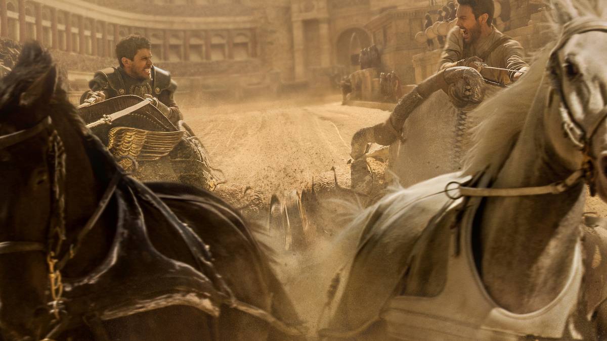 Filming the Chariot Races in 'Ben-Hur'