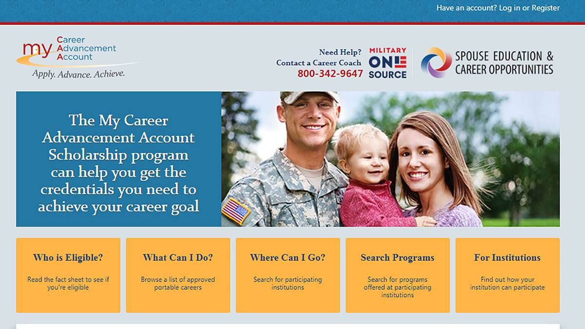 MyCAA Military Spouse Scholarship Site Back Online After Crash