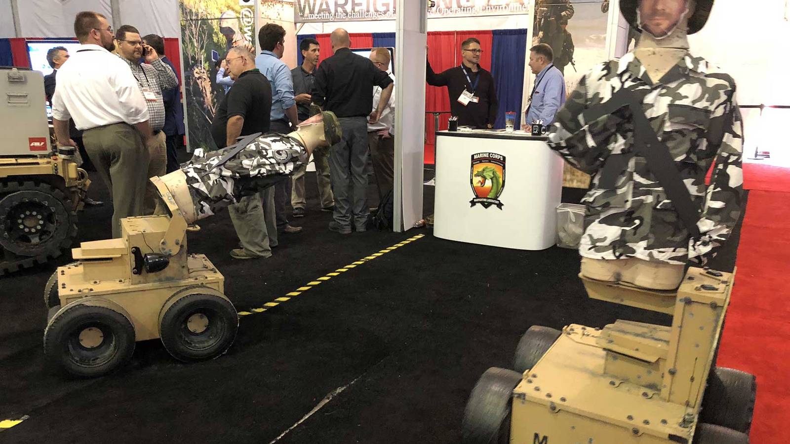 Thousands of Marines Participating in Robotic Target Study