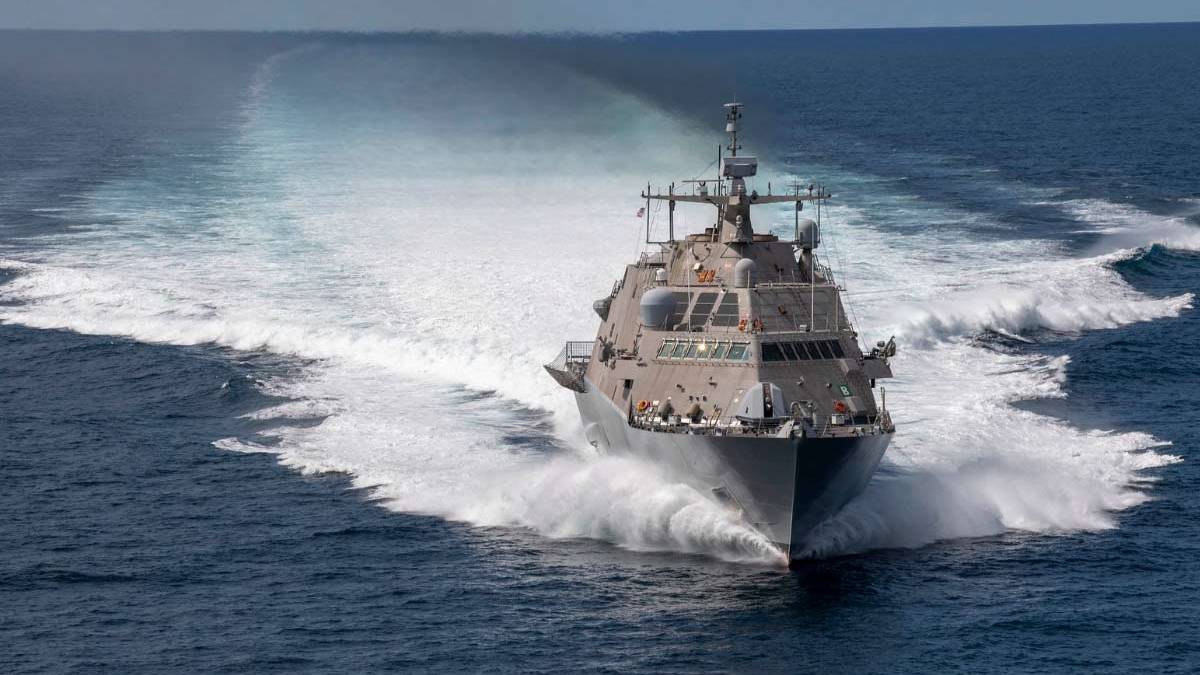 Navy LCS Gun Could Get Potent Airburst Rounds to Take Out Drones