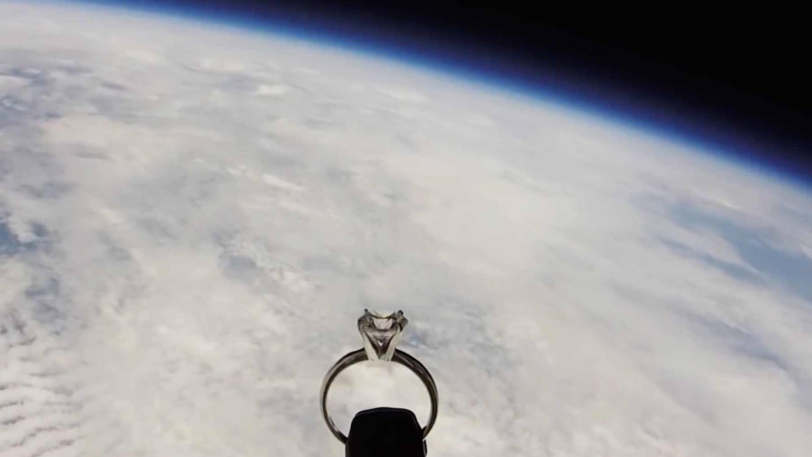 Air Force Pilot Sends Ring to Space in Epic Marriage Proposal